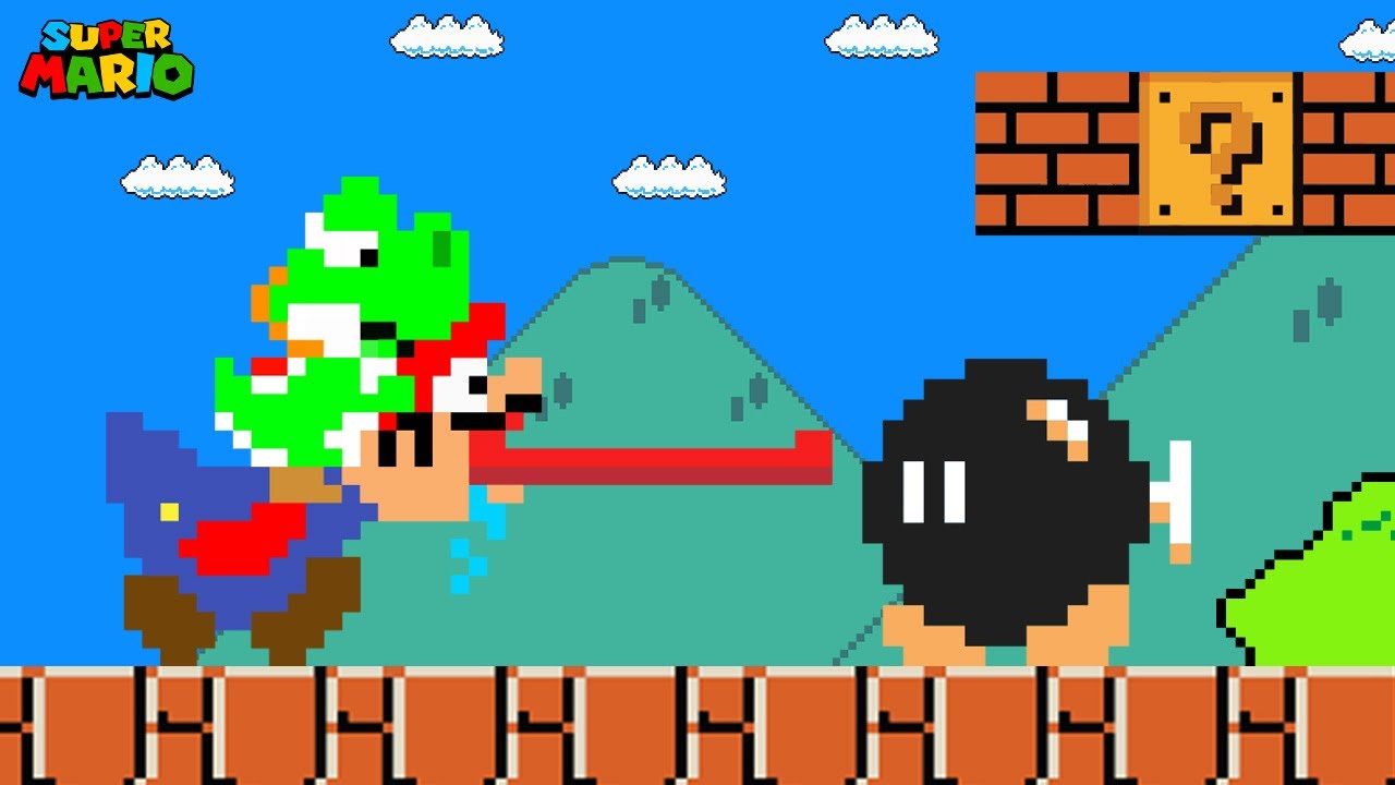 Super Mario and Yoshi Calamity but Swap Places