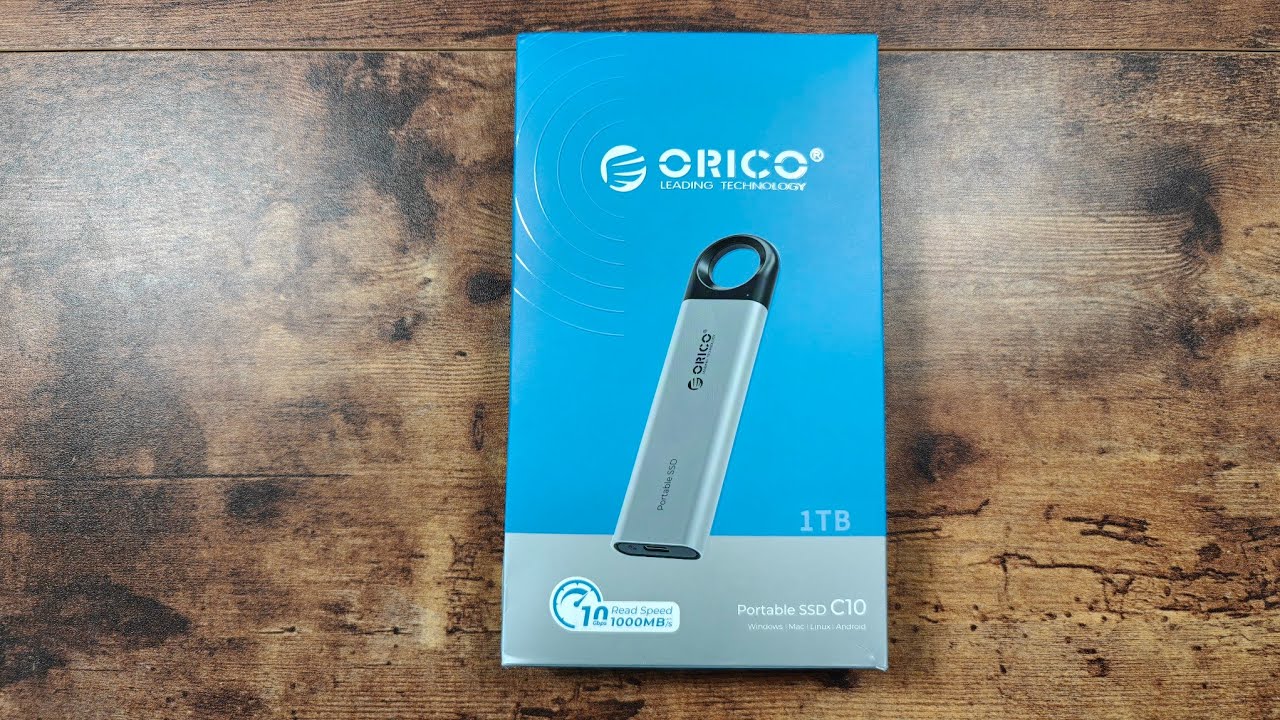 ORICO 1TB External SSD Up to 1050MB/s, Hanging Hole Design Portable Solid State Drive