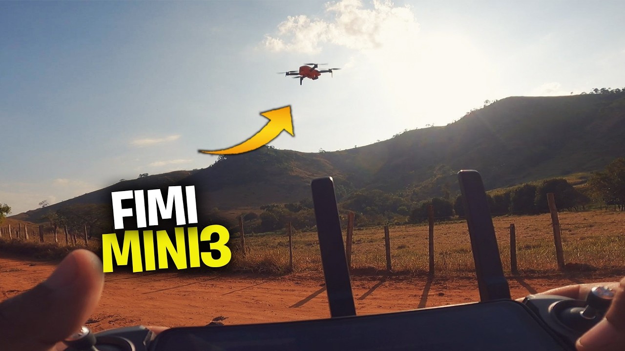 VOANDO COM FIMI MINI 3 - BICHO É BRUTO
