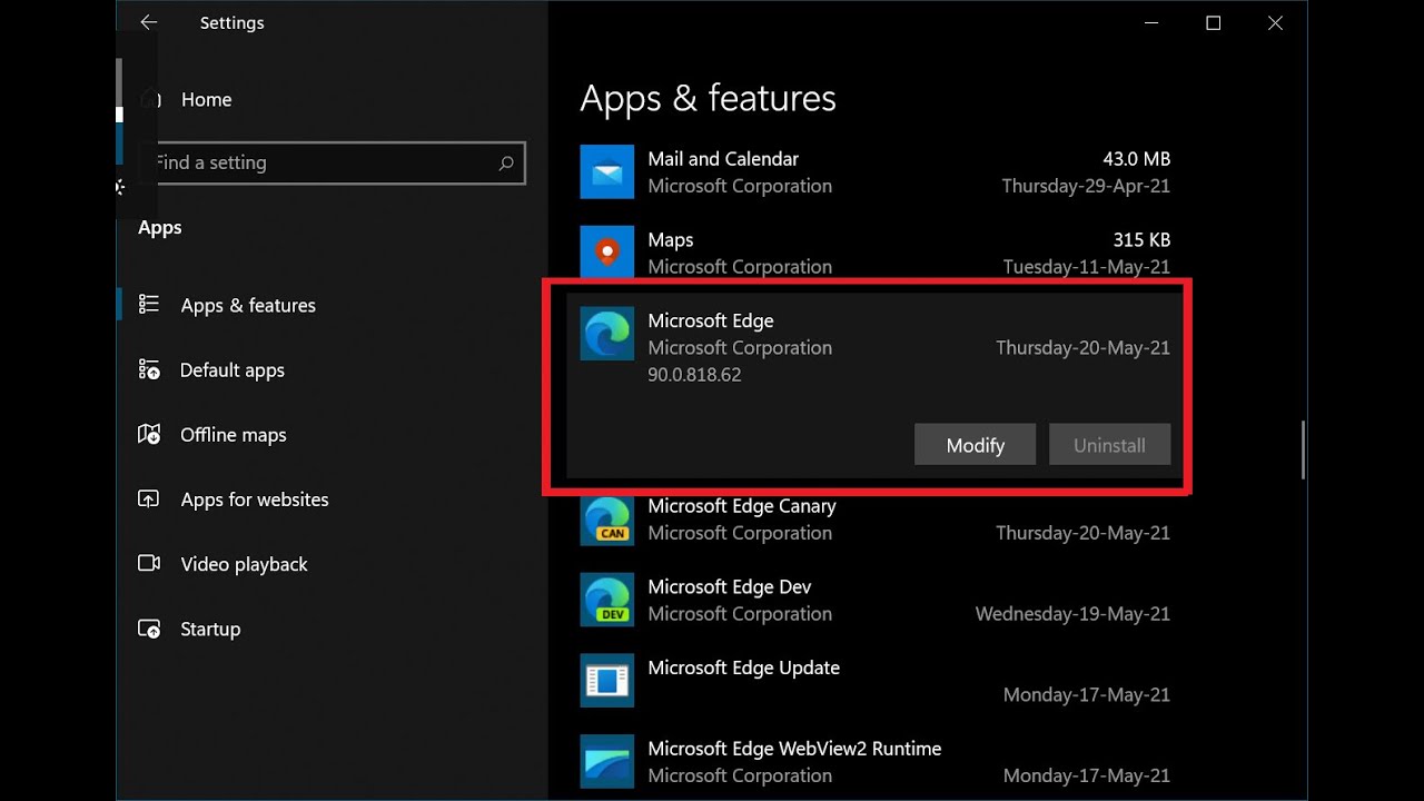 How to Uninstall Microsoft Edge if Uninstall Button is Greyed Out
