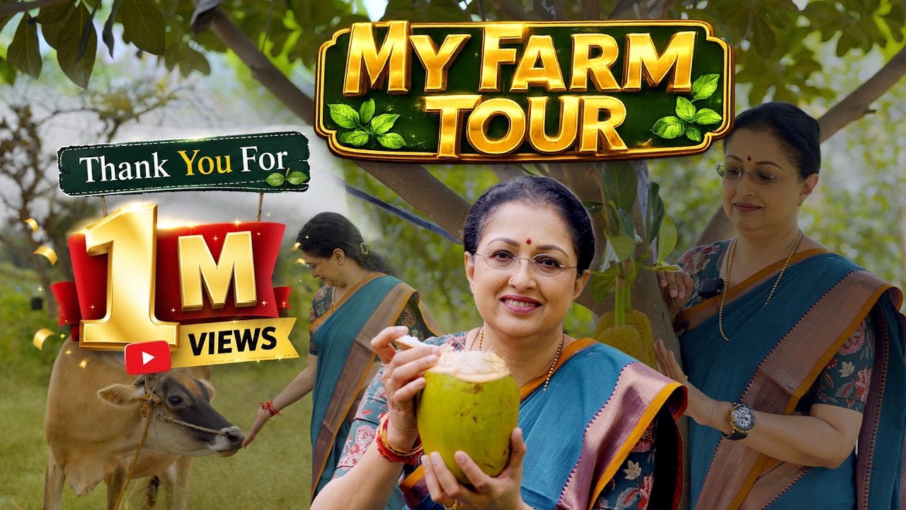 My Farm Tour Vlog 🌾 | Peaceful World with Gautami Farming 💚 | Nature Healing Vibes GautamiTadimala