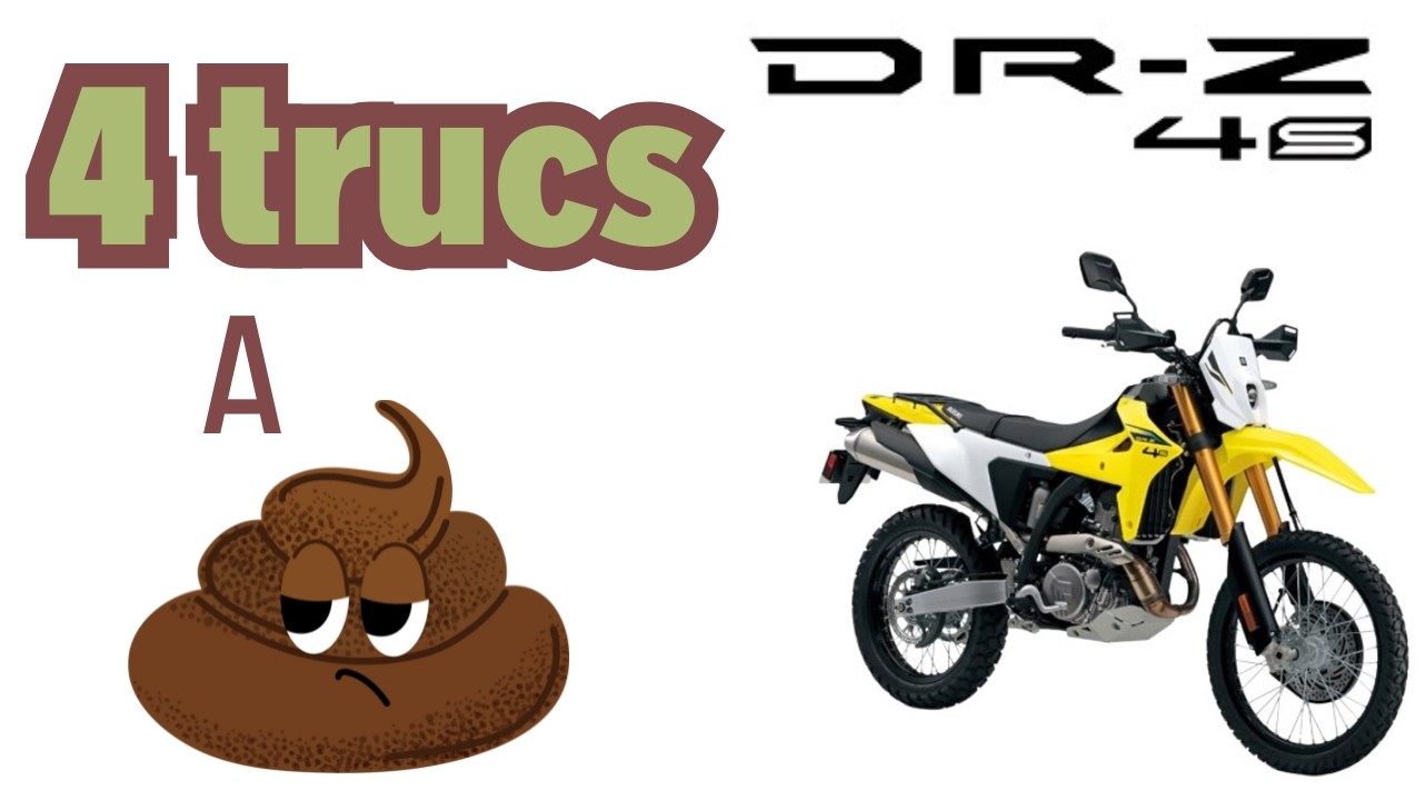4 trucs (vraiment) nuls sur la Suzuki DR-Z4s