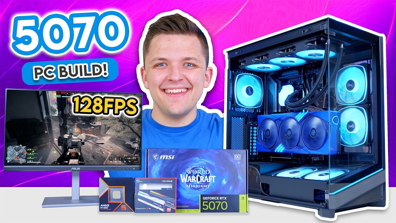 Best RTX 5070 Gaming PC Build Right Now! 👀 [ft. MSI WoW Midnight Edition]