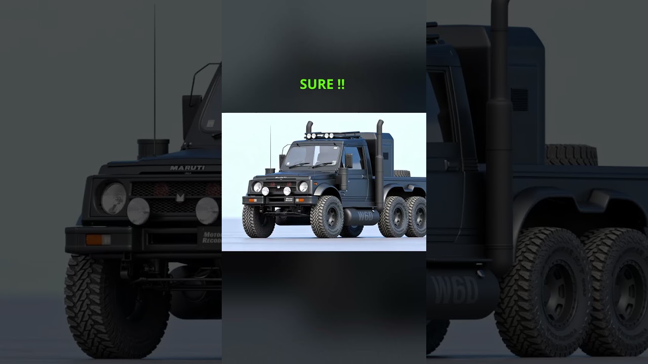 Modified Maruti Gypsy Semi Truck #shorts #gypsy #modifiedgypsy