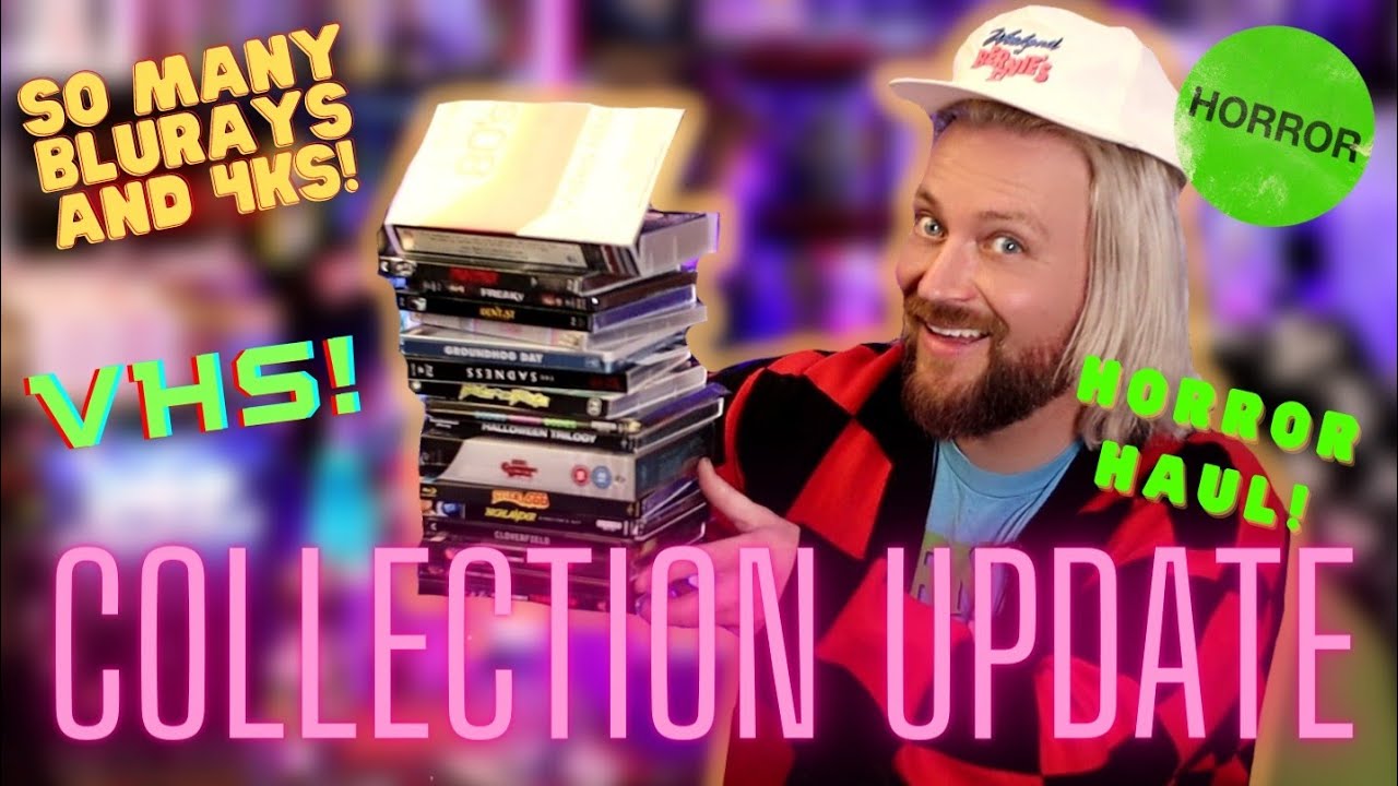 Blu-Ray, 4K, VHS Movie Haul + other cool sh*t | Collection Update