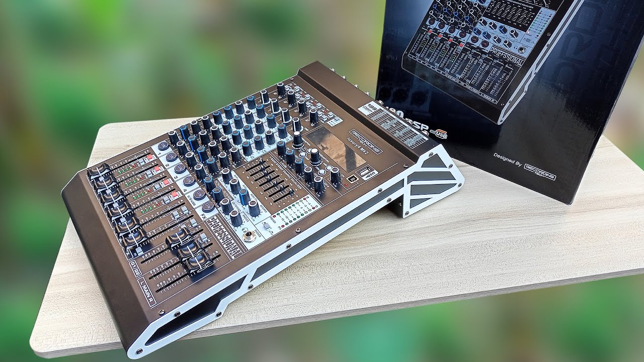 Tes suara audio mixer Recording Tech Luxury4 MK2 fitur ada compressor dan anti fadeback