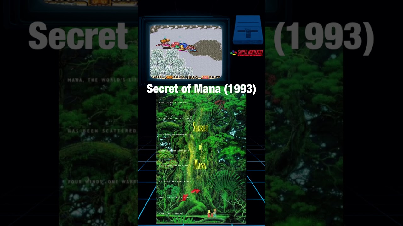 Game & Ad: Secret of Mana SNES 