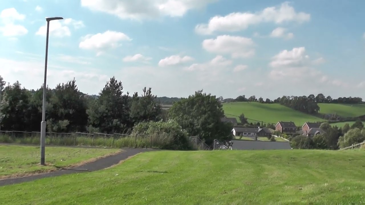St  Patrick's Park path from Callan Bridge, Armagh, comes out at Mullacreevie Park