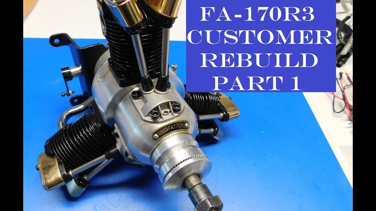 Saito FA-170R3 Customer Rebuild Part 1