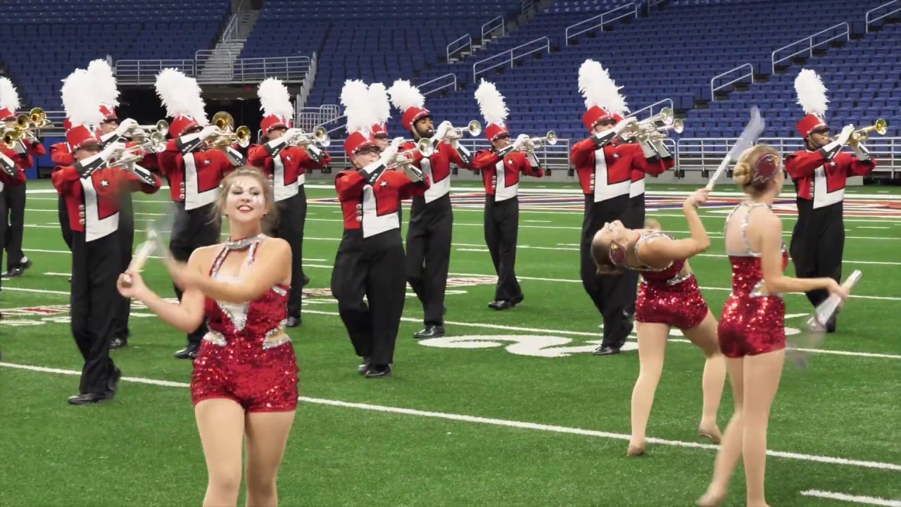 Lamar University Marching Band - Exhibition at 2017 Texas UIL State Marching Band Championships