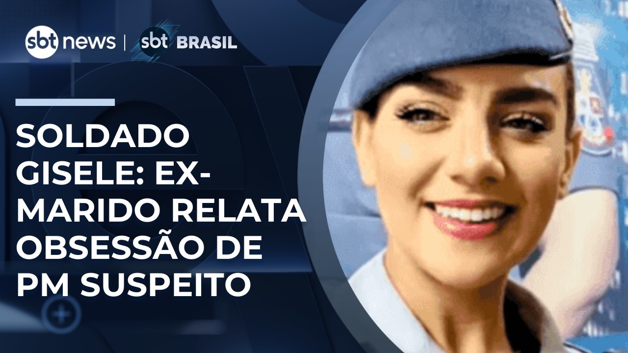 Soldado Gisele: Ex-marido da vítima relata obsessão de PM investigado por morte | #SBTBrasil