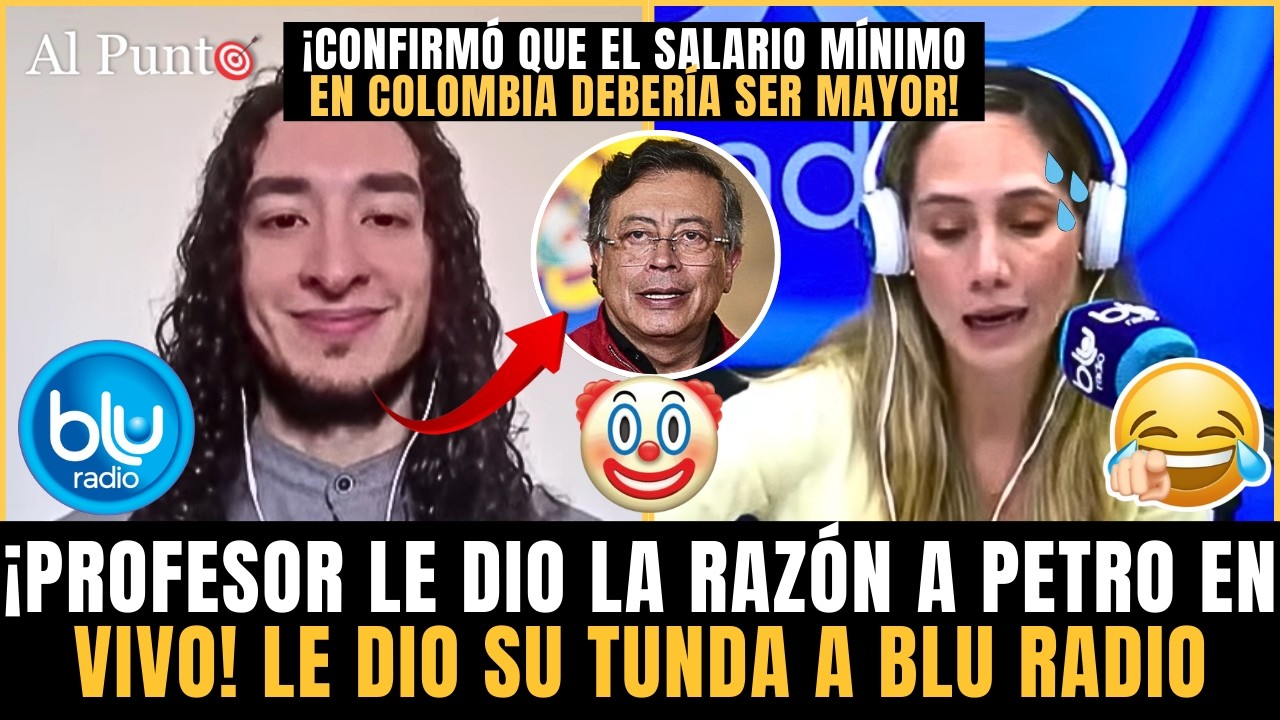 ¡Qué TUNDA! Profesor de ECONOMÍA dejó en el PISO a Blu ¡CONFIRMÓ que el SALARIO debe SUBIR MÁS!