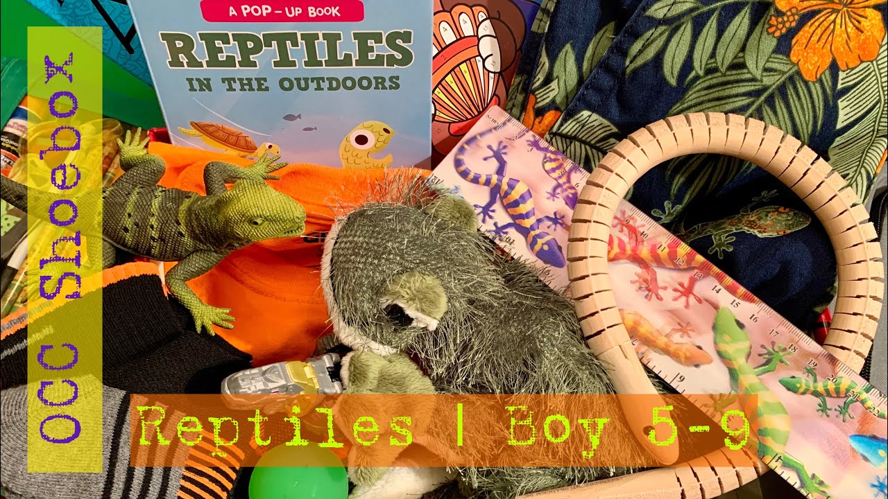 REPTILES 🦎 BOY 5-9 OCC SHOEBOX UNBOXING | Operation Christmas Child 2021