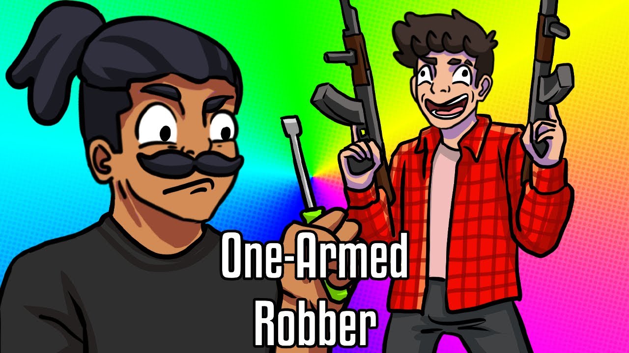 2 DEBILI VS NAPAD NA BANK! | ONE ARMED ROBBER