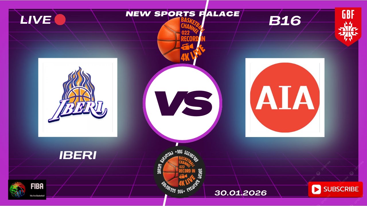 Live🔴 AiA  vs  Iberi 🏀 B16- 30/01/2026