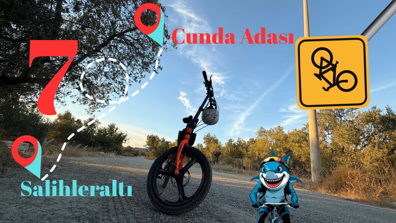 🦈Katlanır bisiklet ile 66 Km Sürüş (Elektrikli Değil⚡️❌) 🚴| Ege’de Vlog 