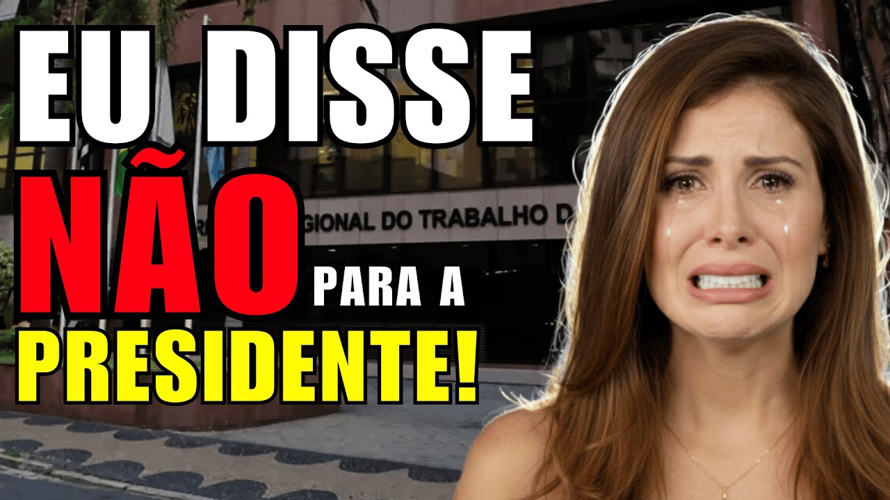 😱 A PRESIDENTE DO TRIBUNAL NÃO GOSTOU DA MINHA RESPOSTA PARA ESSE PEDIDO INUSITADO