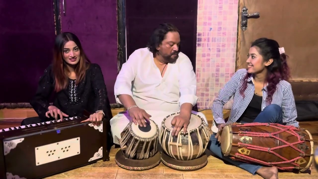 Jamming Punjabi with ustad wajid Ali Tafu anilka gill and Mehak gill