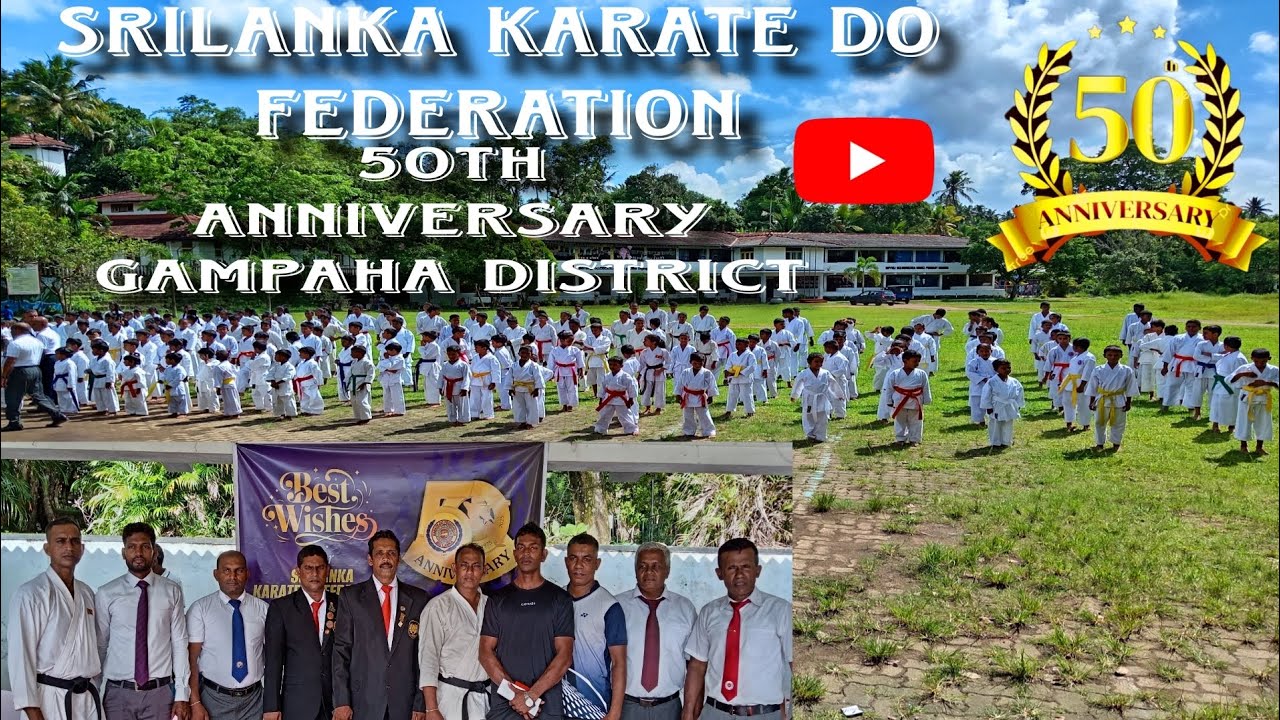 Srilanka Karate Do Federation 50th Anniversary,Gampaha District