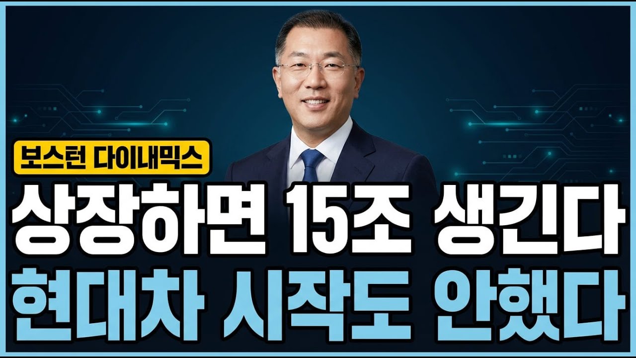 보스턴 다이내믹스 상장하면 15조 원, 현대차 로봇 사업의 숨겨진 가치ㅣPER 13배