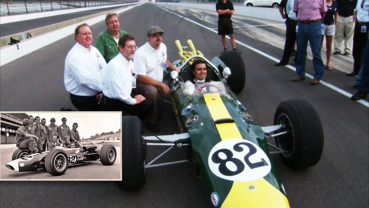 Dario Franchitti Drives Jim Clark Lotus-Ford 38/1 at Indianapolis