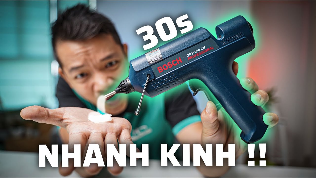 Súng Bắn Keo Nến Khủng Nhất Thế Giới !!! Bosch GKP 200 CE - Quá Nhanh Nhưng Lại Rất Lâu
