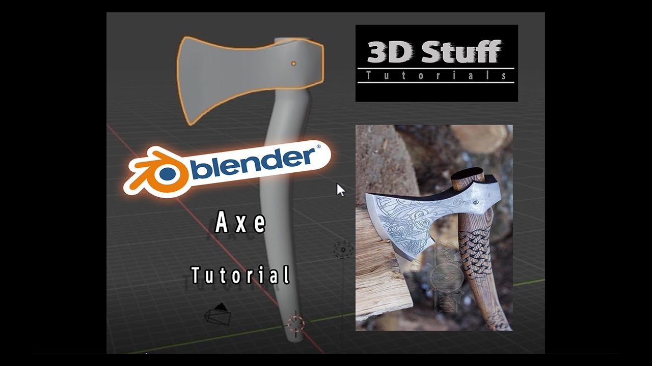 Blender Axe tutorial | part 1