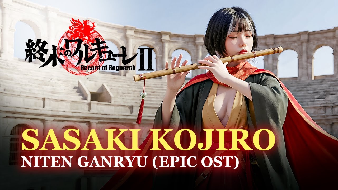 Niten Ganryu (Epic OST) | Sasaki Kojiro vs Poseidon – Record of Ragnarok ⚔️🌊