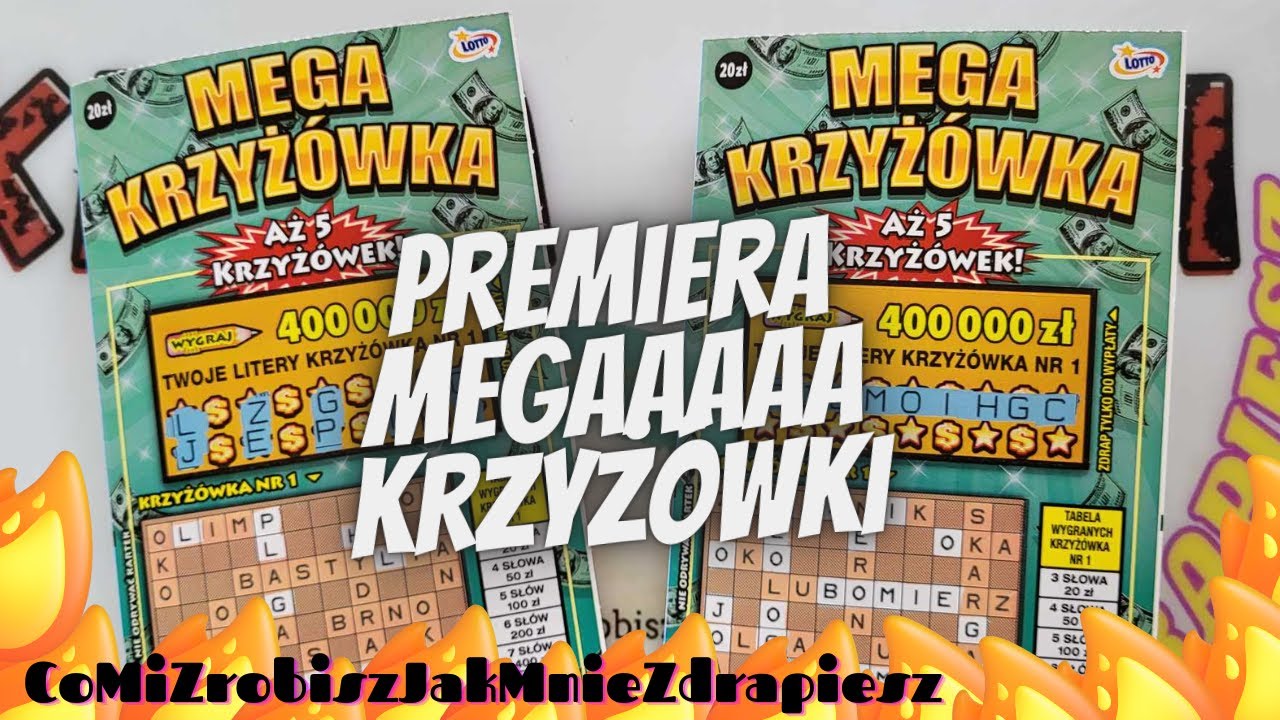 PREMIERA  👉MEGA KRZYŻÓWKA👈 🥰🤗💲🔞😘😎🎉💕 #zdrapki #zdrapkilotto #lotto #yt #youtube