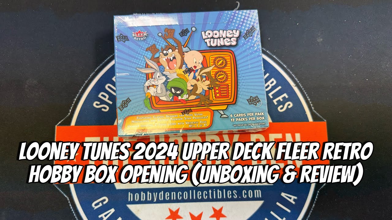 Looney Tunes 2024 Upper Deck Fleer Retro Hobby Box Opening (Unboxing & Review)