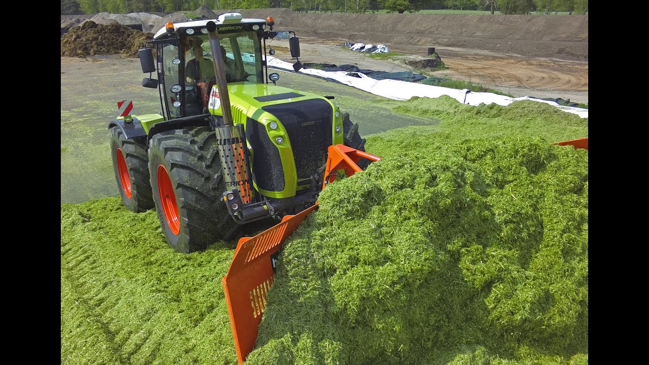 Lohnunternehmen Piening Teil 2 - Grasernte mit Claas Axion, Holmer Terra Variant im Doppelpack