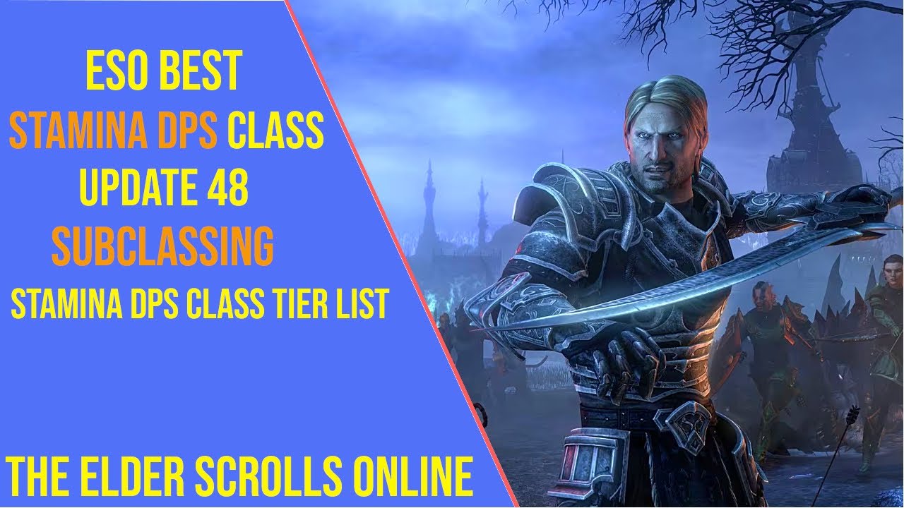 Best Stamina DPS Class for ESO Update 48 - Stamina DPS Class Tier List