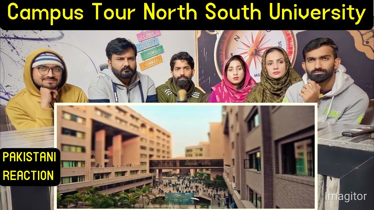 Reaction on Campus Tour - North South University.