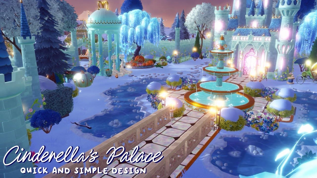 CINDERELLA'S WINTERY PALACE - SWITCH FRIENDLY - #12DaysOfBuildmas | kyra's valley
