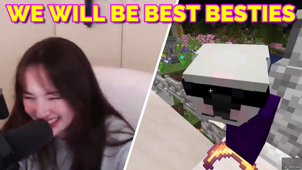 TinaKitten Bonds With Leonarda & Becomes Best Besties on QSMP Minecraft