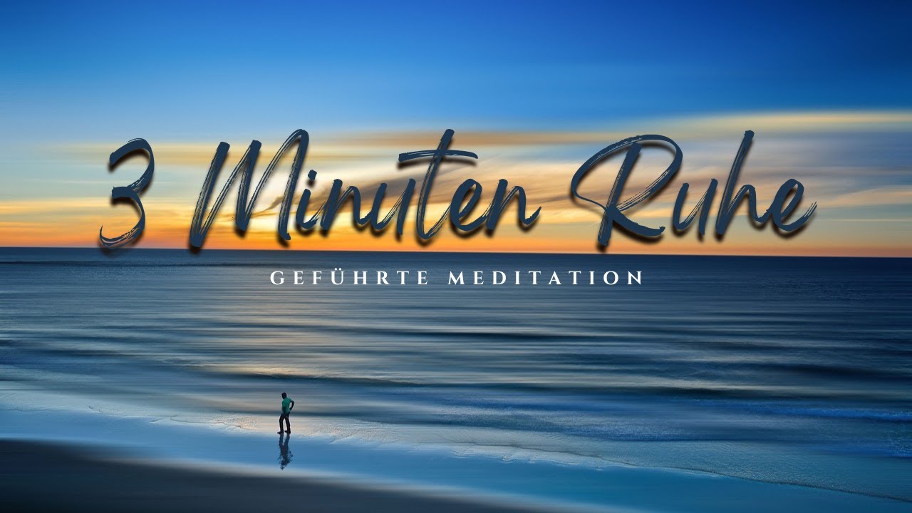 3 Minuten Ruhe. Eine gef&uuml;hrte Meditation. | 𝑴𝒊𝒔𝒔𝑩𝒍𝒐𝒏𝒅𝒊𝒆