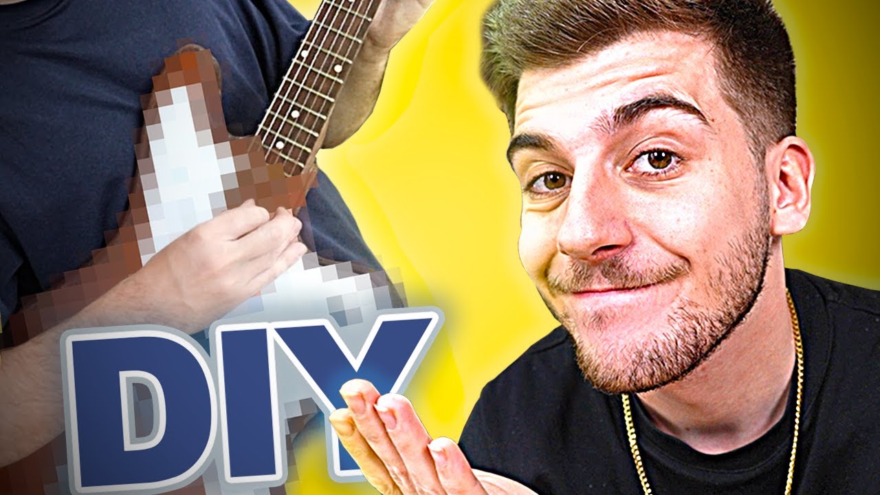 Je fabrique une guitare électrique seul (genre vraiment)