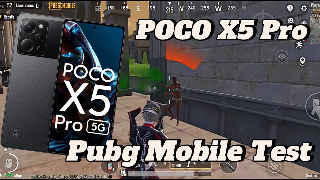 POCO X5 Pro PUBG Test 📱 | 60 FPS or 120 FPS? FPS, Heating & Battery Performance!