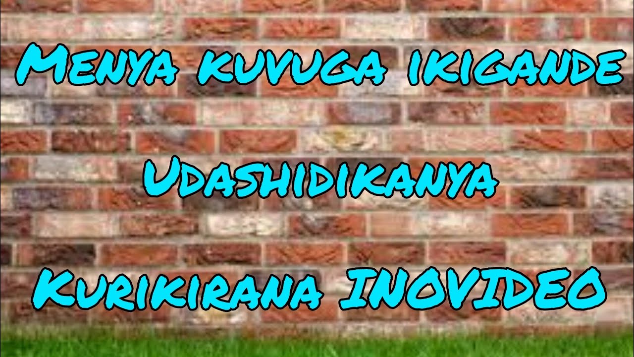 Twige ikigande dere ibanga utaruzi mukwiga ikigande Reba ino video nonaha bidatinze #bavandimwe tv
