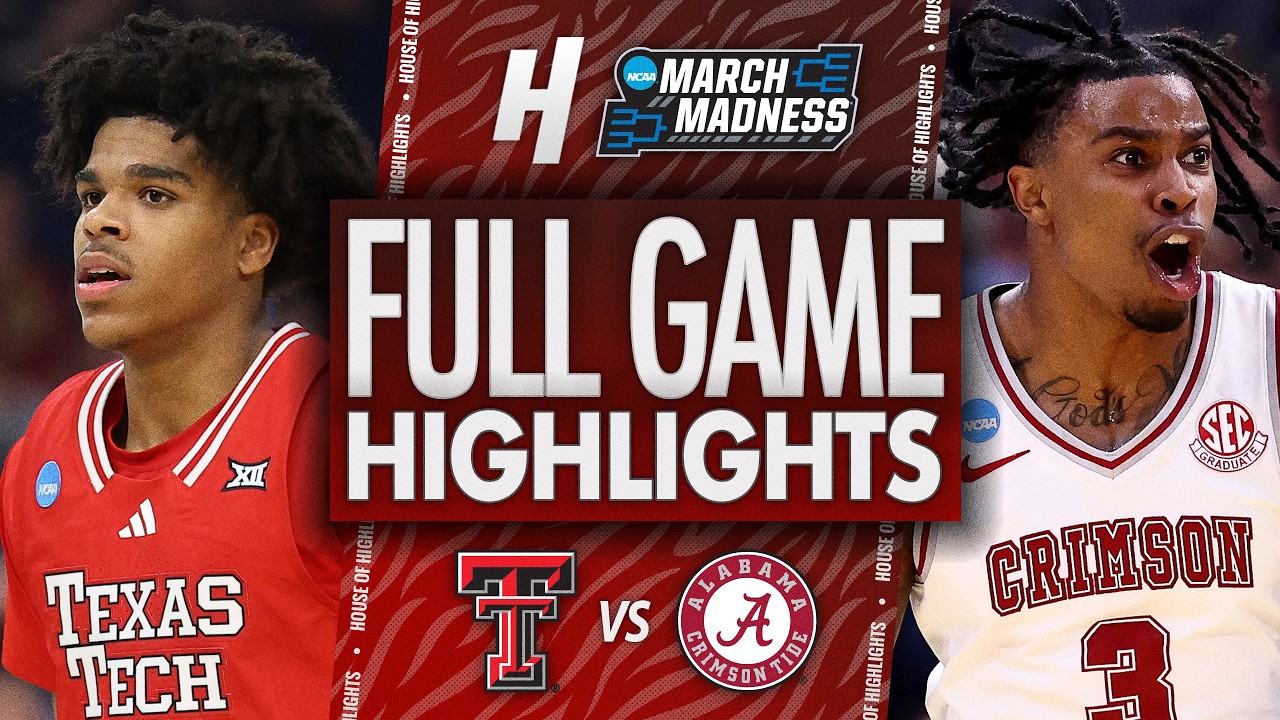Матч Техас Тек против Алабамы - ПОЛНЫЙ ОБЗОР ИГРЫ 🔥 Второй раунд | NCAA March Madness 2026