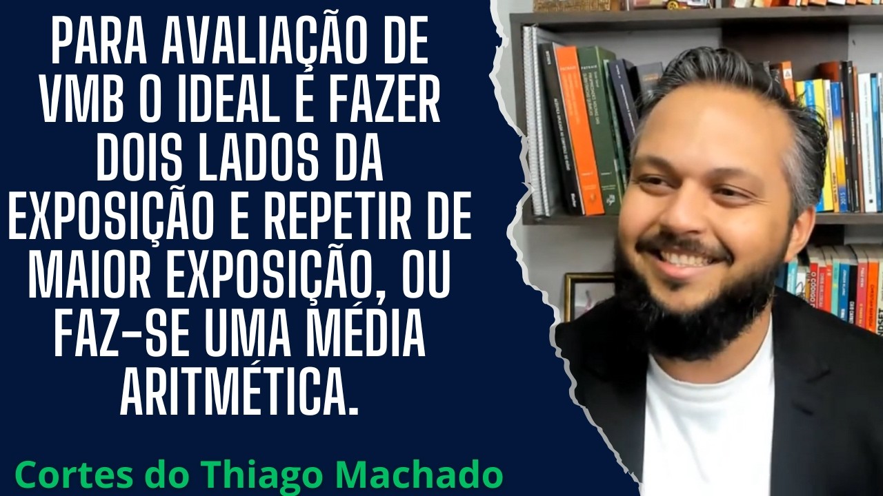 VMB: medir os dois lados e repetir o maior, ou fazer média aritmética?