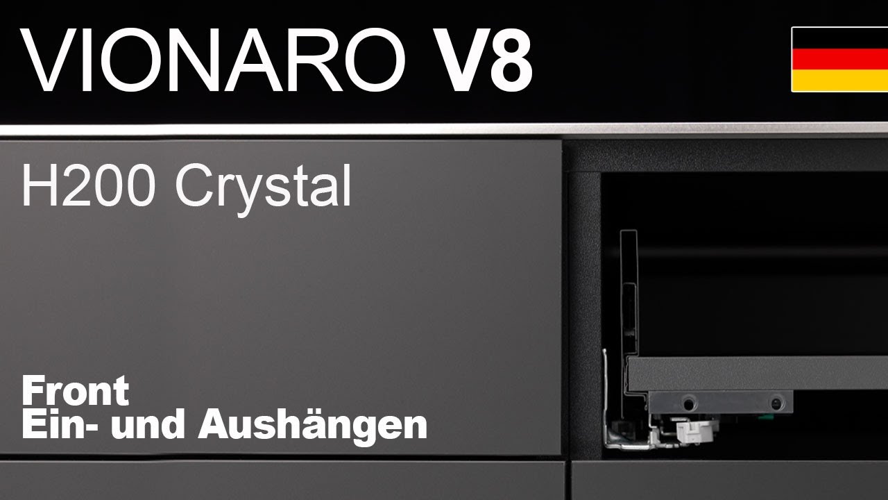 GRASS Vionaro V8 Front Ein Aushängen H200 Crystal (DE)