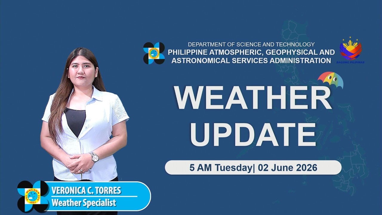Public Weather Forecast issued at 5:00 AM | June 2, 2026 - Tuesday
