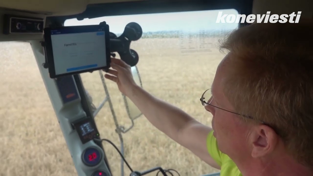 Koneviesti: FarmTRX-satomittarin esittely – Jouko Hyvärinen avaa puinnin yhteydessä mittarin saloja