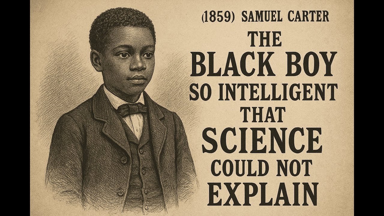 (1859, Samuel Carter) The Black Boy So Intelligent That Science Could Not Explain