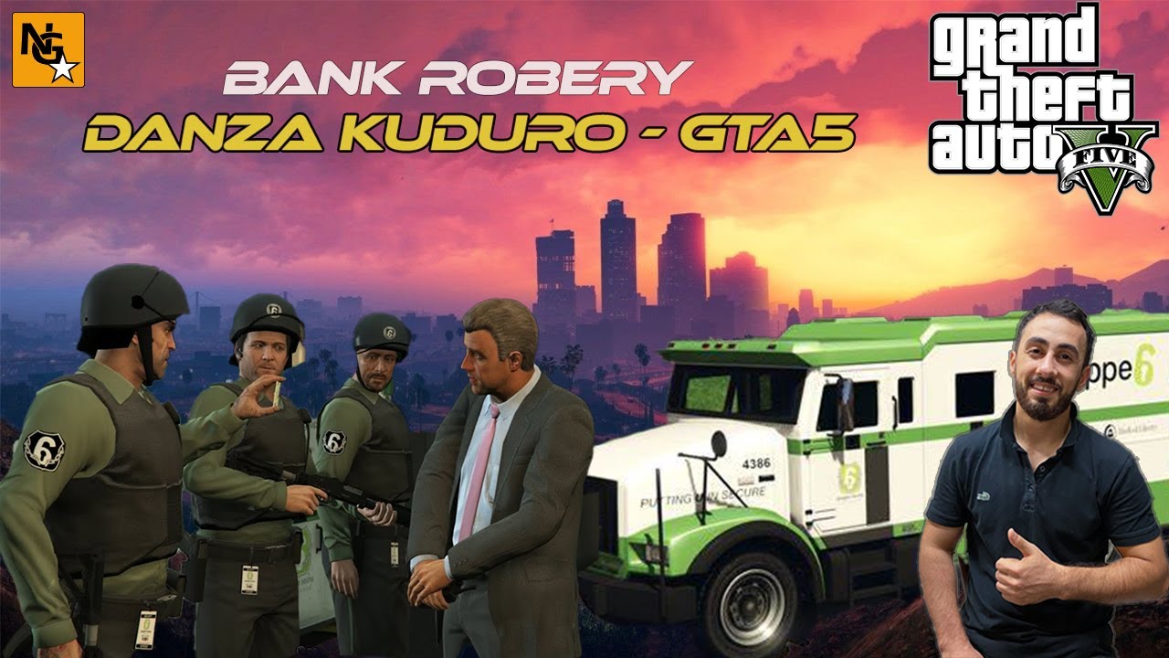 Bank Robbery - Don Omar - Danza Kuduro GTA5 PS4 4K HD