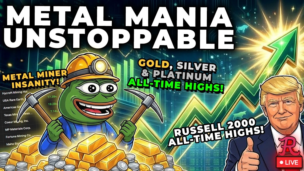 GOLD LIVE : SILVER, PLATINUM AND GOLD ALL TIME HIGHS! MINERS RIPPING!