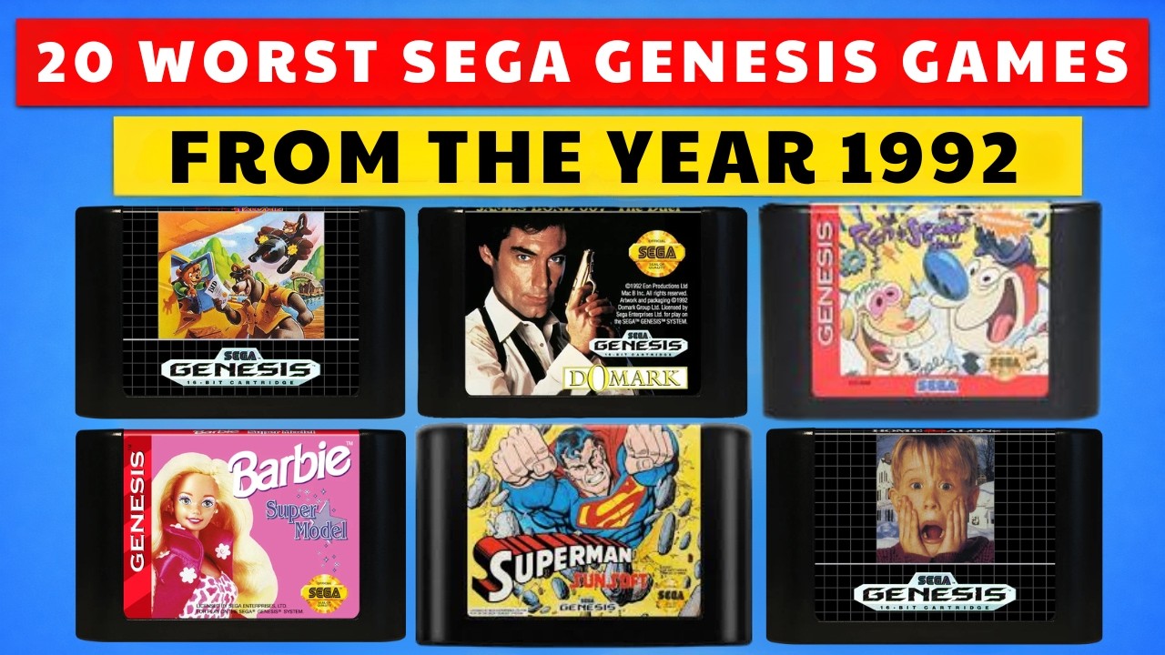 20 худших игр для Sega Genesis 1992 года (рейтинг)