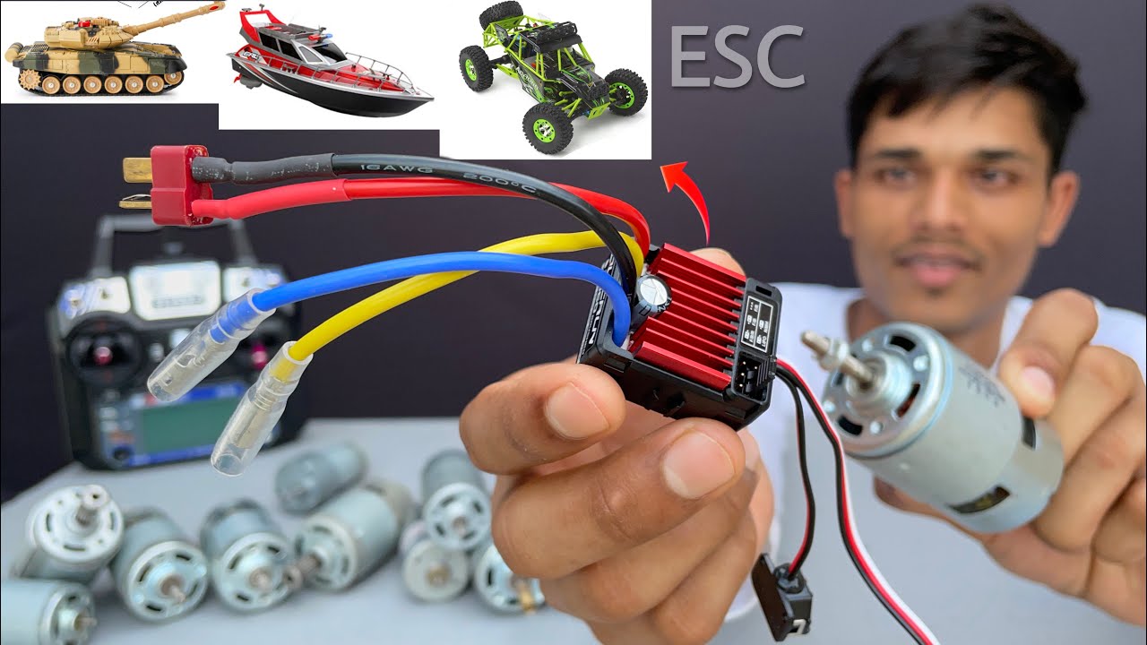 मिल गया सस्ते में 775 DC Motor Speed Controller 🔥 60A Brushed ESC For Remote Control Car