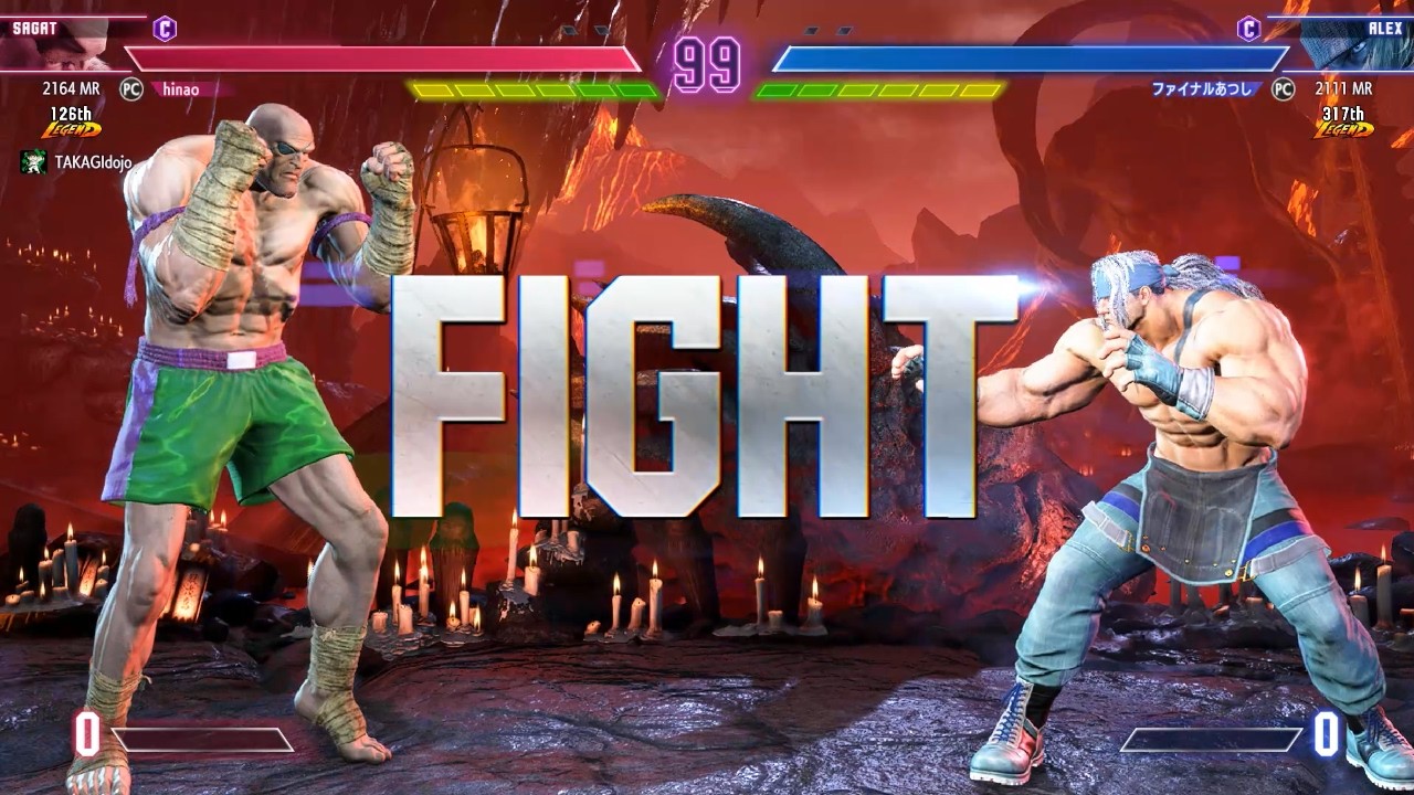 Street Fighter 6 🔥 ПУГЕРА (Алекс, занимающий 1-е место в рейтинге) против ХИНАО (Сагат) 🔥 Высокоу...